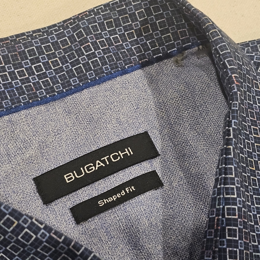 Bugatchi Shaped Fit Button Down Xxl - image 3